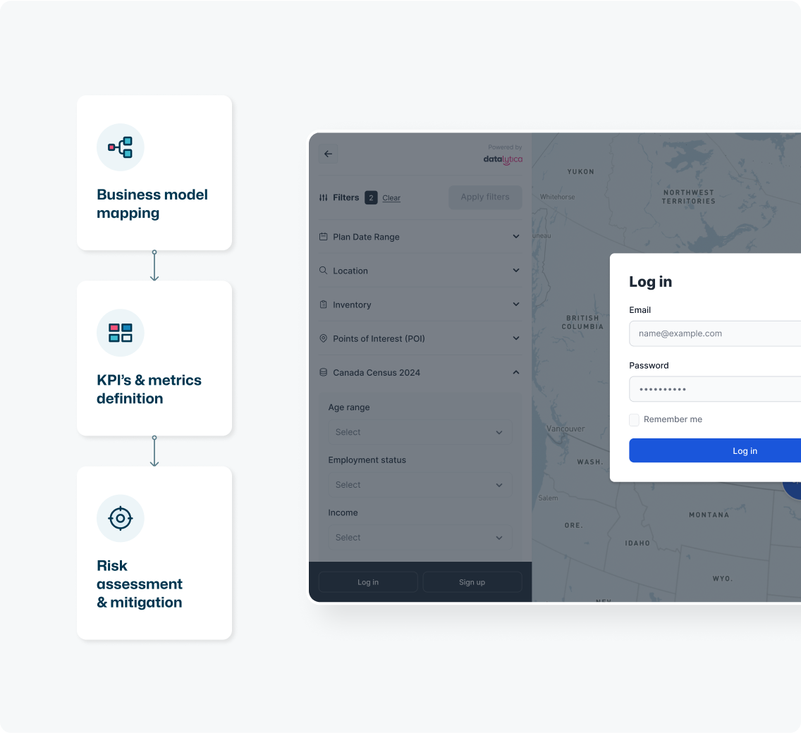 geospatial media planning platform